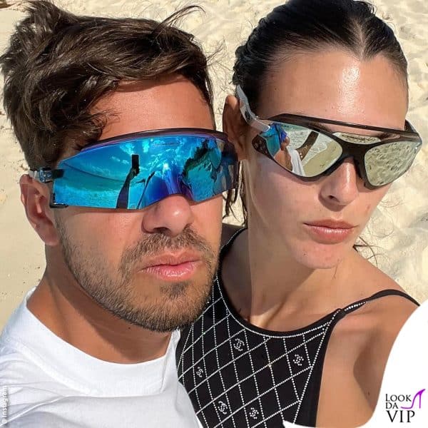 Vittoria Ceretti con il marito Matteo Milleri 