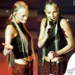 Anna Oxa Sanremo 1999 tanga nero