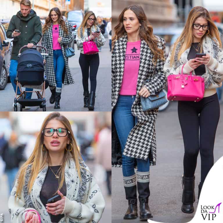 Jessica Melena e Chiara Nasti a spasso per Roma