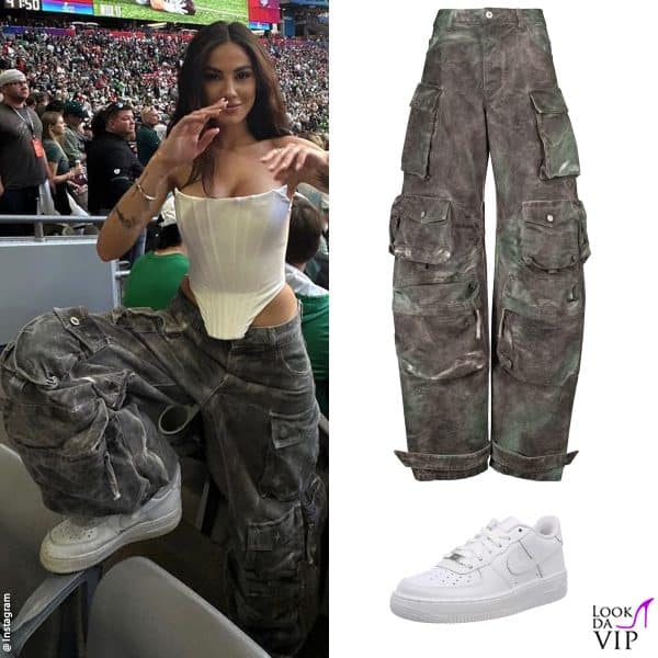 pantaloni The Attico, sneakers Nike