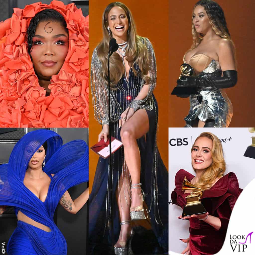 i look sul red carpet dei grammy 2023