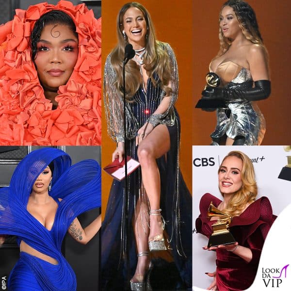 i look sul red carpet dei grammy 2023