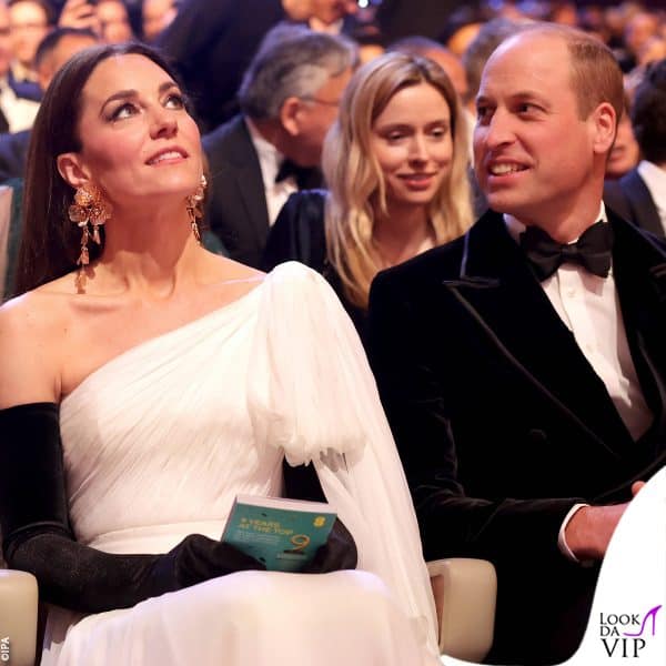i royal in prima fila all'evento 