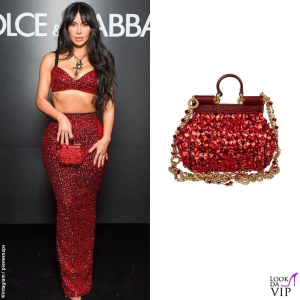 outfit custom Dolce&Gabbana, borsa "Miss Sicily"