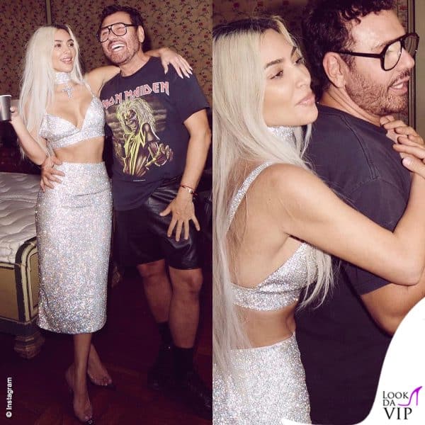 Kim Kardashian con il fotografo Mert 