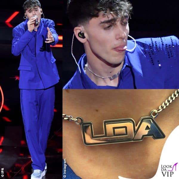 Lda con la collana con il suo nome (Nove25)