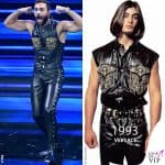 Marco Mengoni Sanremo 2023 outfit Versace vintage 1993