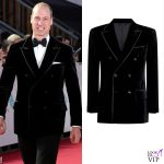 Kate Middleton in Alexander McQueen ai Bafta Awards 2023 con il principe William