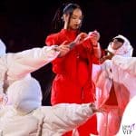 i dettagli dei look di rihanna al super bowl 2023