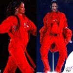 i dettagli dei look di rihanna al super bowl 2023