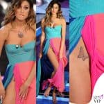 Sanremo 2012 Belen Rodriguez farfallina abito Fausto Puglisi