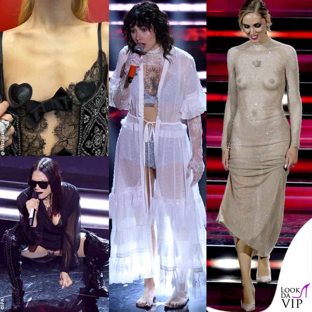 i dettagli piccanti nei look dei protagonisti di Sanremo 2023