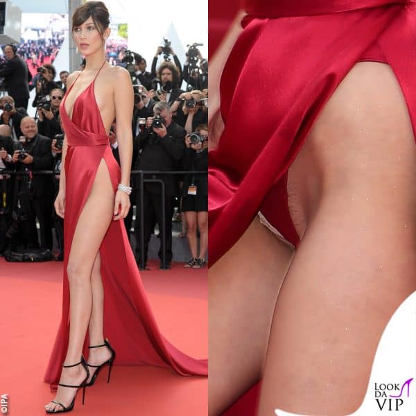 Bella Hadid in Alexandre Vauthier al Festival di Cannes nel 2016 