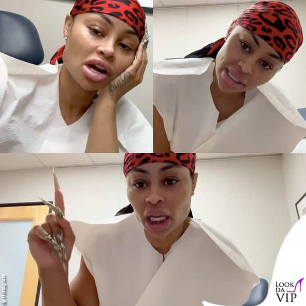 Blac Chyna nel video in cui ha annunciato l'inizio del suo percorso di cambiamento 