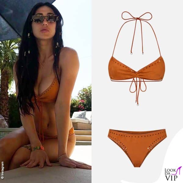 La Rodriguez con un altro dei suoi bikini 