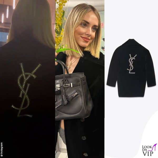 per uscire con gli amici ha indossato un caban Saint Laurent 