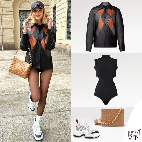 total look Louis Vuitton - la borsa "Coussin" costa 3.700 euro