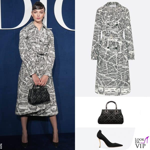 total look Dior per la modella 