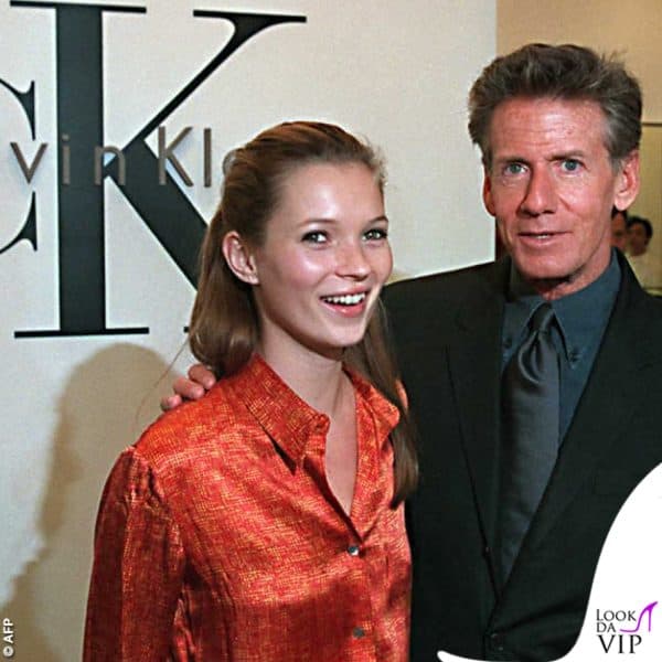 Kate Moss e Calvin Klein nel 1996