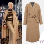 Maye Musk cappotto Brunello Cucinelli