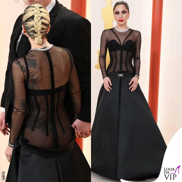 al primo posto della classifica c'è Lady Gaga in Versace 