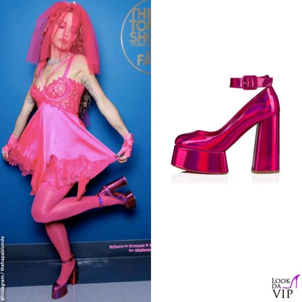 scarpe "Yazefir" di Christian Louboutin per Rita Ora (945 euro)