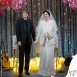 matrimonio Laura Pausini Paolo Carta vestito da sposa