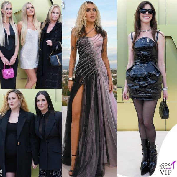 tutti le star alla sfilata Versace a Los Angeles
