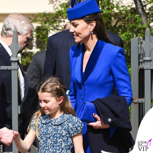 la principessa Charlotte con mamma Kate 