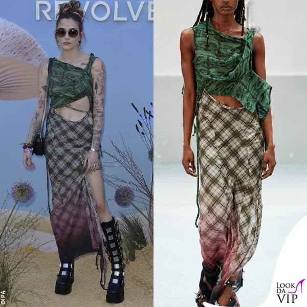 abito Ottolinger e stivali Steve Madden per Paris Jackson 