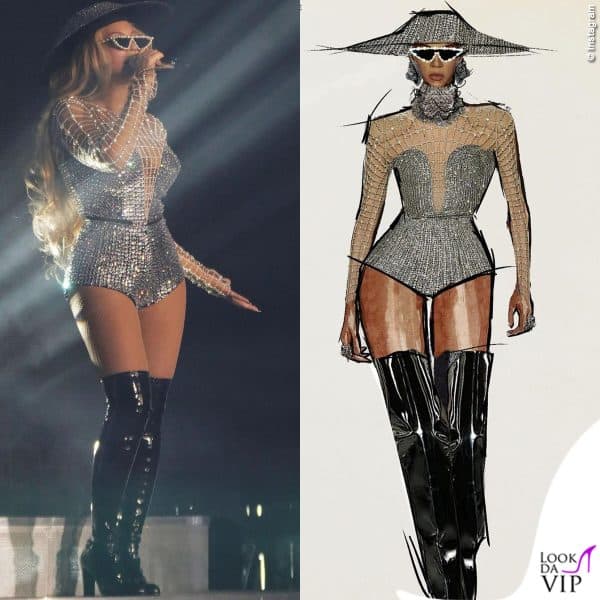 cristalli e perle fanno brillare Beyoncé