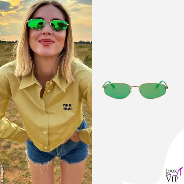 Chiara Ferragni con il modello "Grunge Eye" di Chiara Ferragni Brand (145 euro)