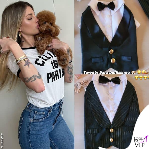 gli outfit nuziali per il cagnolino Twenty 