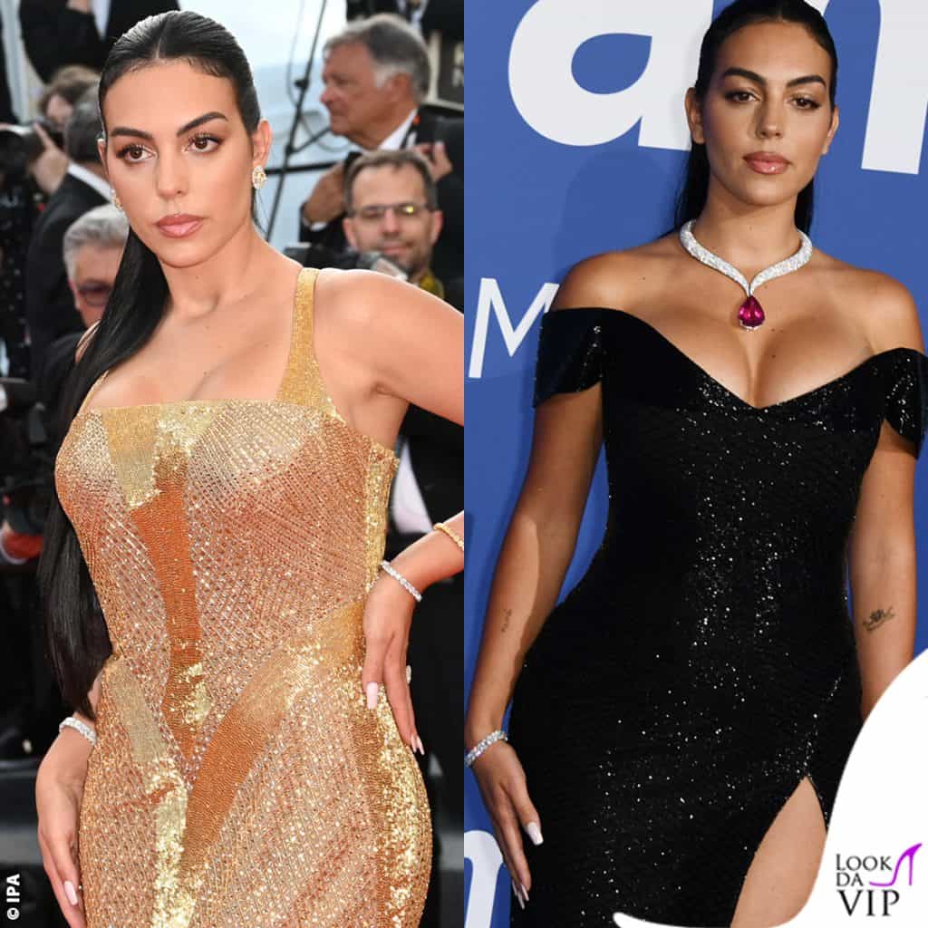 I look di Georgina Rodriguez a Cannes 76