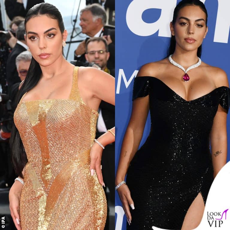 I look di Georgina Rodriguez a Cannes 76