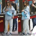 Giorgia Palmas sportiva ma firmata al parco con la figlia Mia Magnini