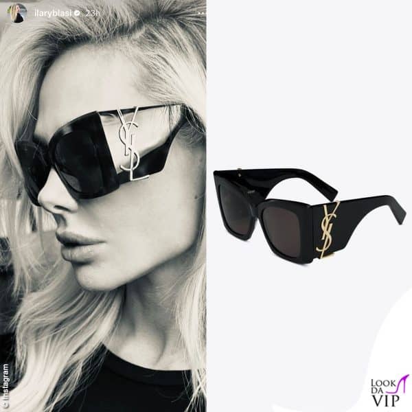 Ilary Blasi con i "Blaze" di Saint Laurent (695 euro)