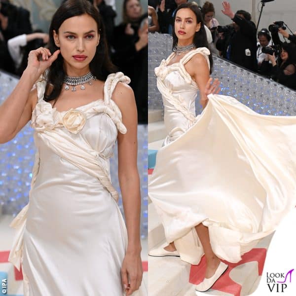 Irina Shayk in Yohji Yamamoto 