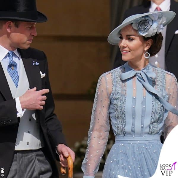 con William il 9 maggio al Garden Party a Buckingham Palace