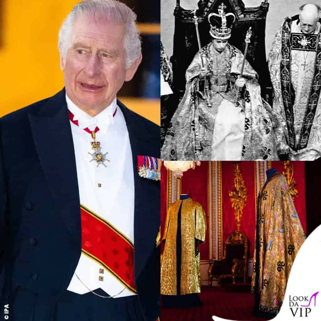 Re Carlo incoronazione abiti