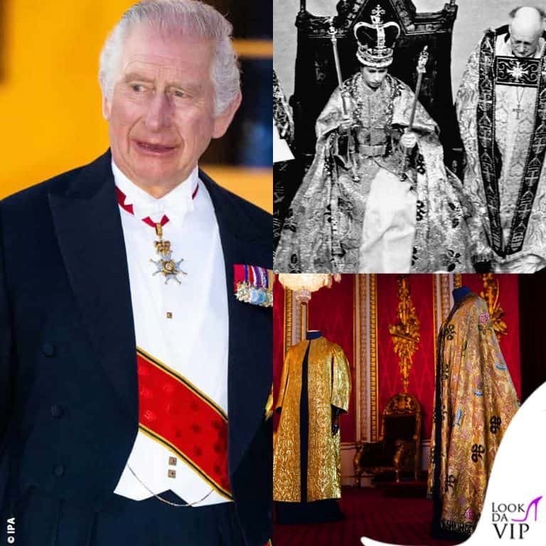 Re Carlo incoronazione abiti