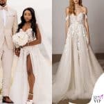 Simone Biles nozze abito da sposa Galia Lahav