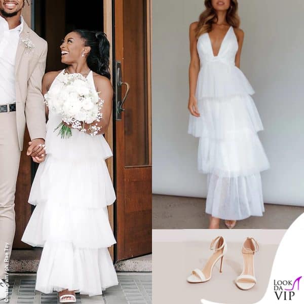 La sposa ha scelto abito Selfie Leslie e scarpe Pretty Little Thing