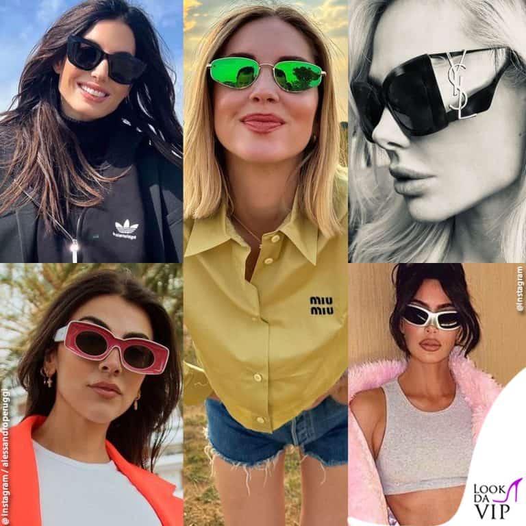 gli occhiali da sole delle vip