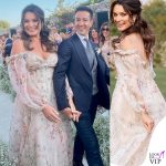 Alena Seredova matrimonio Nasi abito da sposa Monique Lhuillier