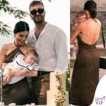 Bianca Atzei battesimo Noa abito MVP Wardrobe
