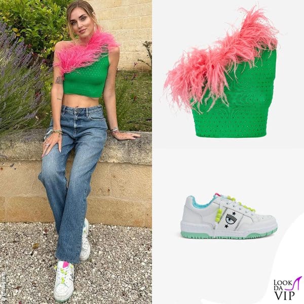 top e sneakers Chiara Ferragni Brand 