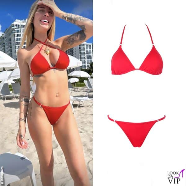 Chiara Nasti a Miami con un bikini Plume Ethérée 