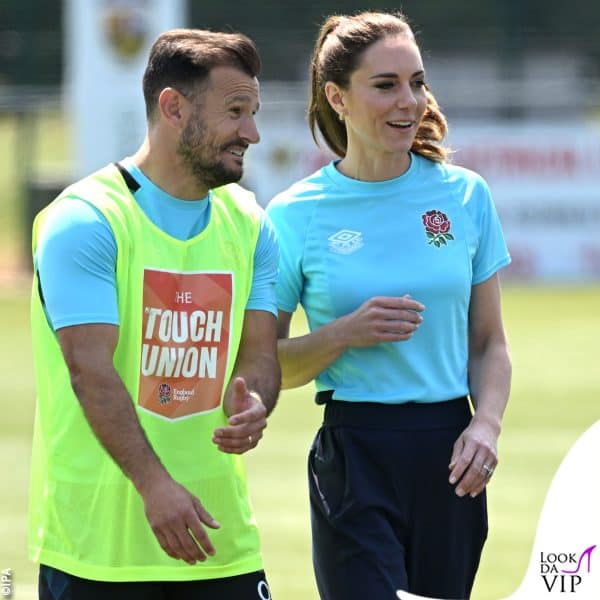 i due scherzano durante il match 