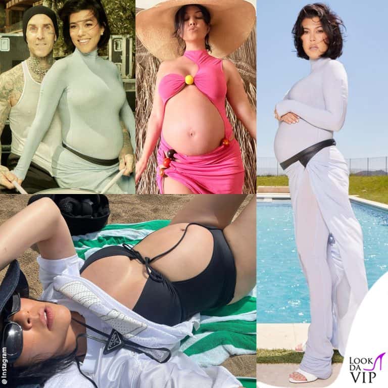 I look premaman di Kourtney Kardashian